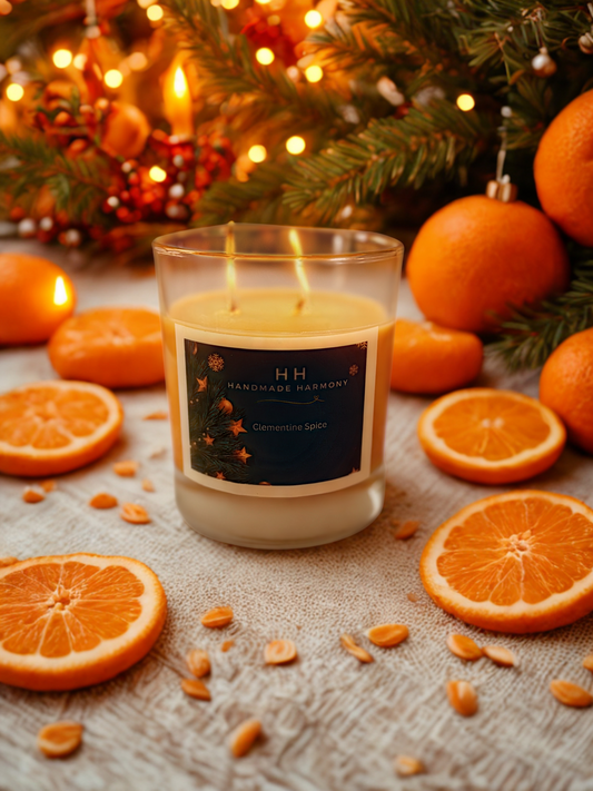 Clementine Spice Christmas Candle